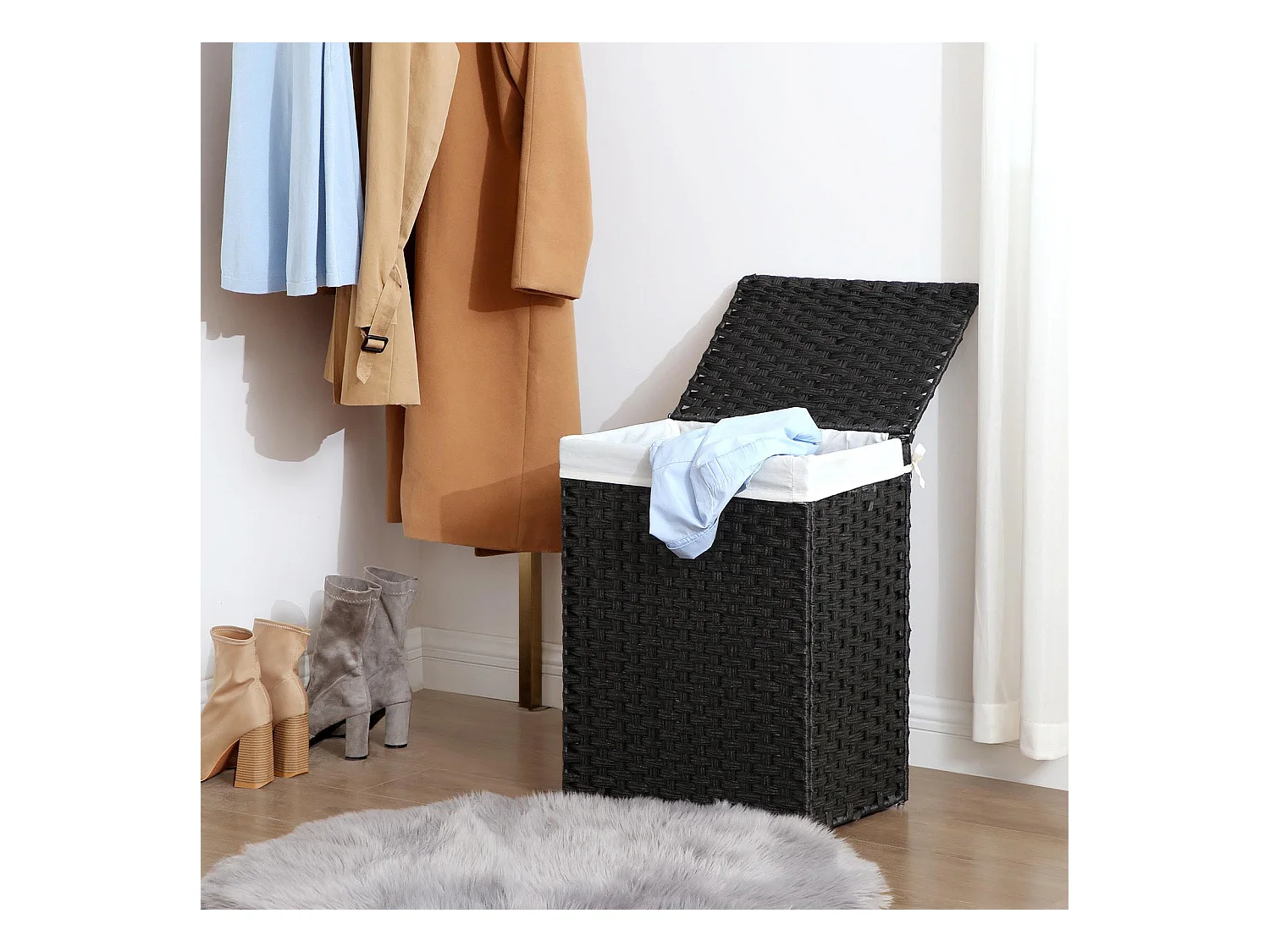 Wäschekorb aus Polyrattan Libreville