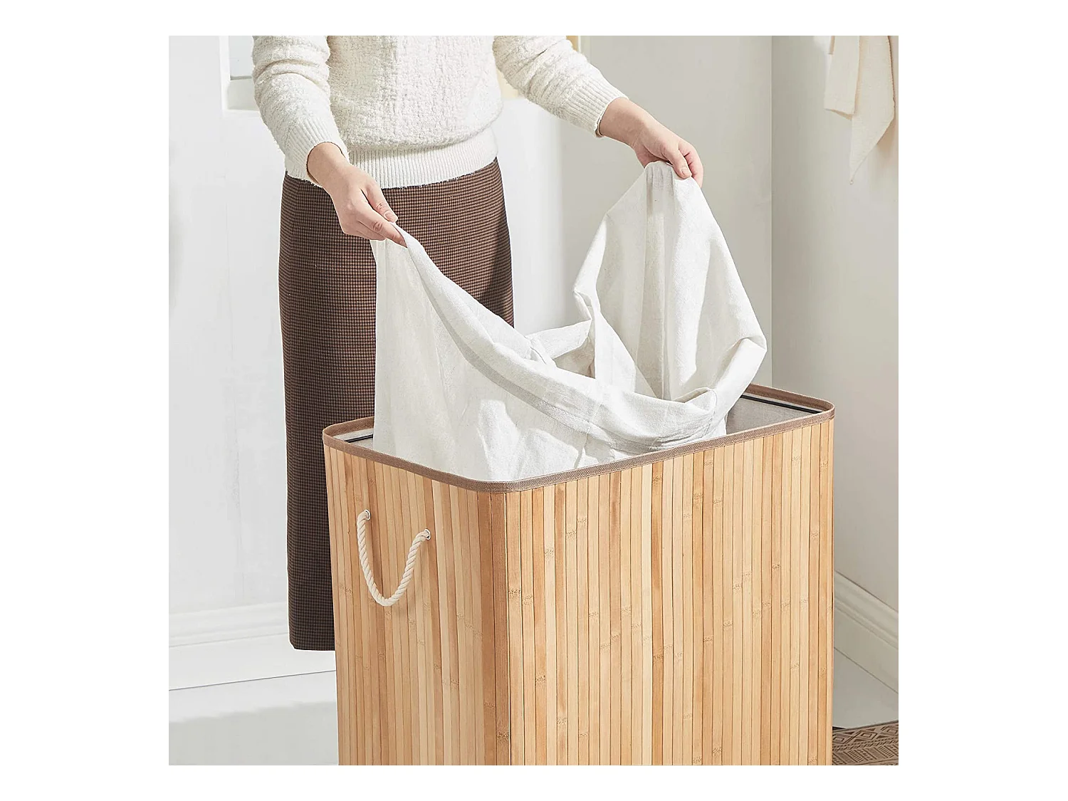 Wäschekorb mit Deckel Freetown