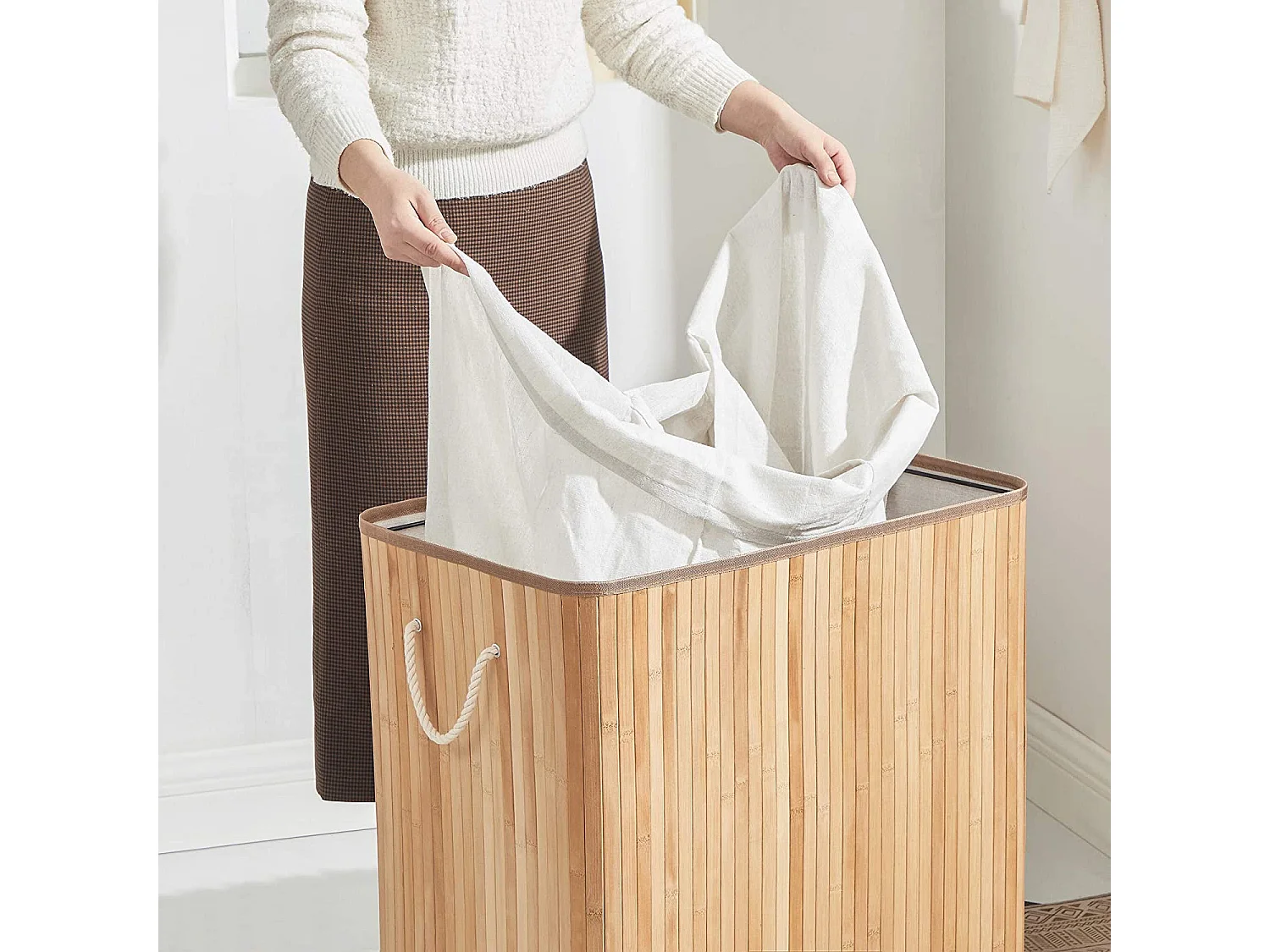 Wäschekorb mit Deckel Freetown