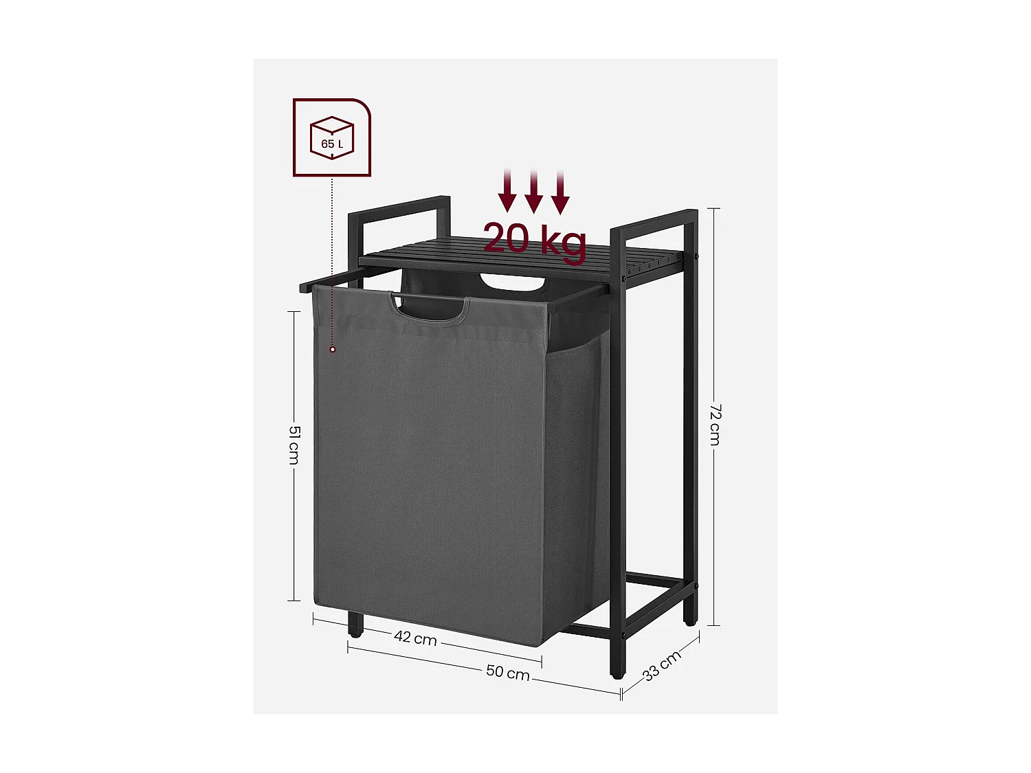 Cesto della biancheria Luanda Montevideo