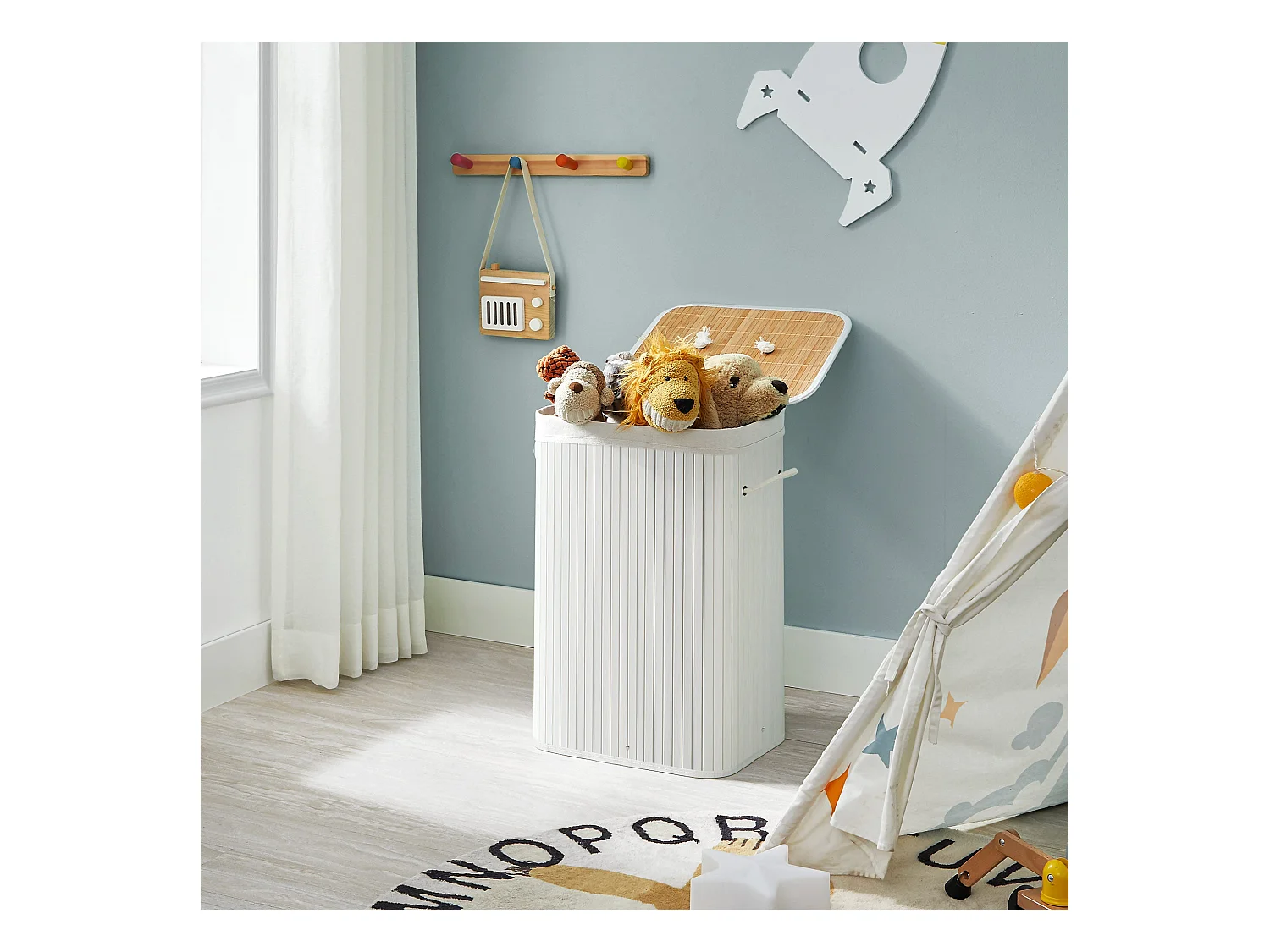 Wäschekorb aus Bambus Larkana