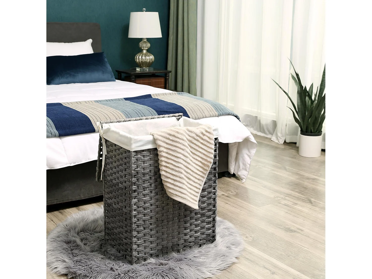 Wäschekorb aus Polyrattan Libreville