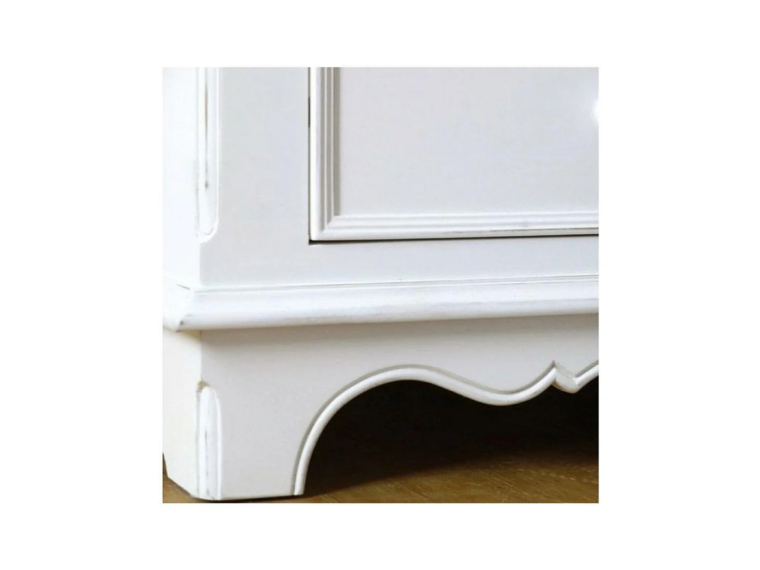 Table de chevet MDF Blanc - Harmonie Interior's