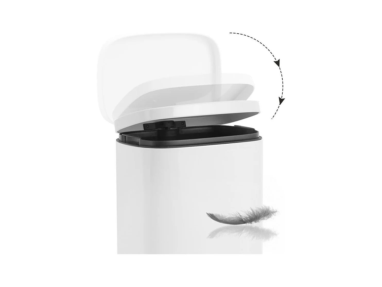 Mülleimer Treteimer für Küche Saint-Denis