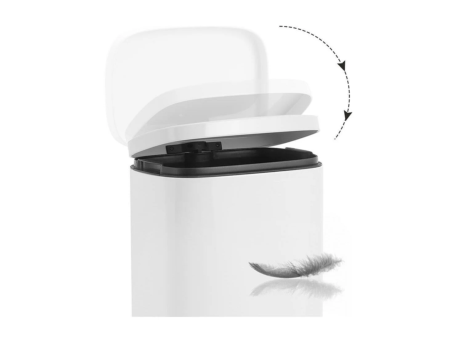 Mülleimer Treteimer für Küche Saint-Denis