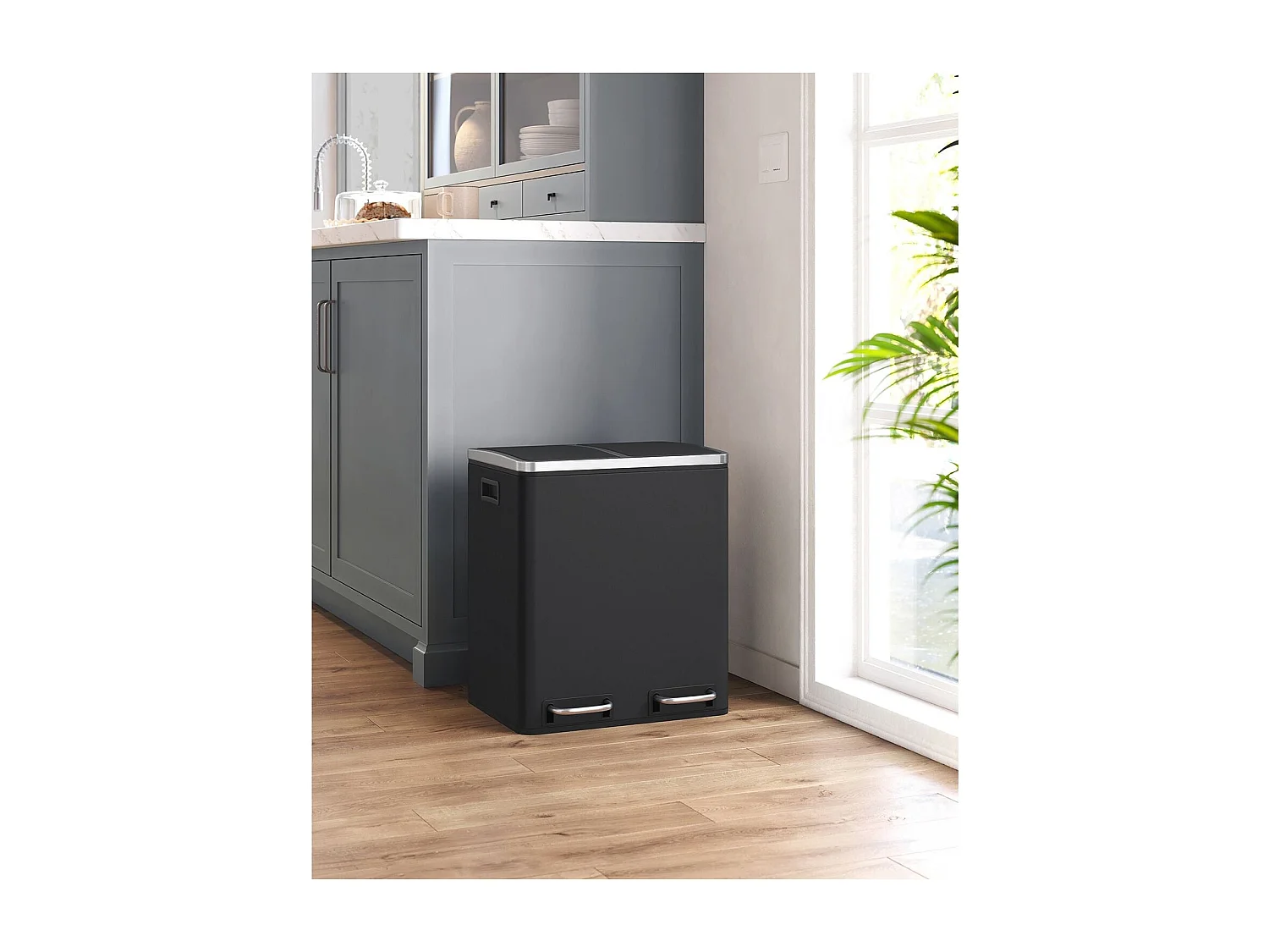 Système de tri des déchets des poubelles