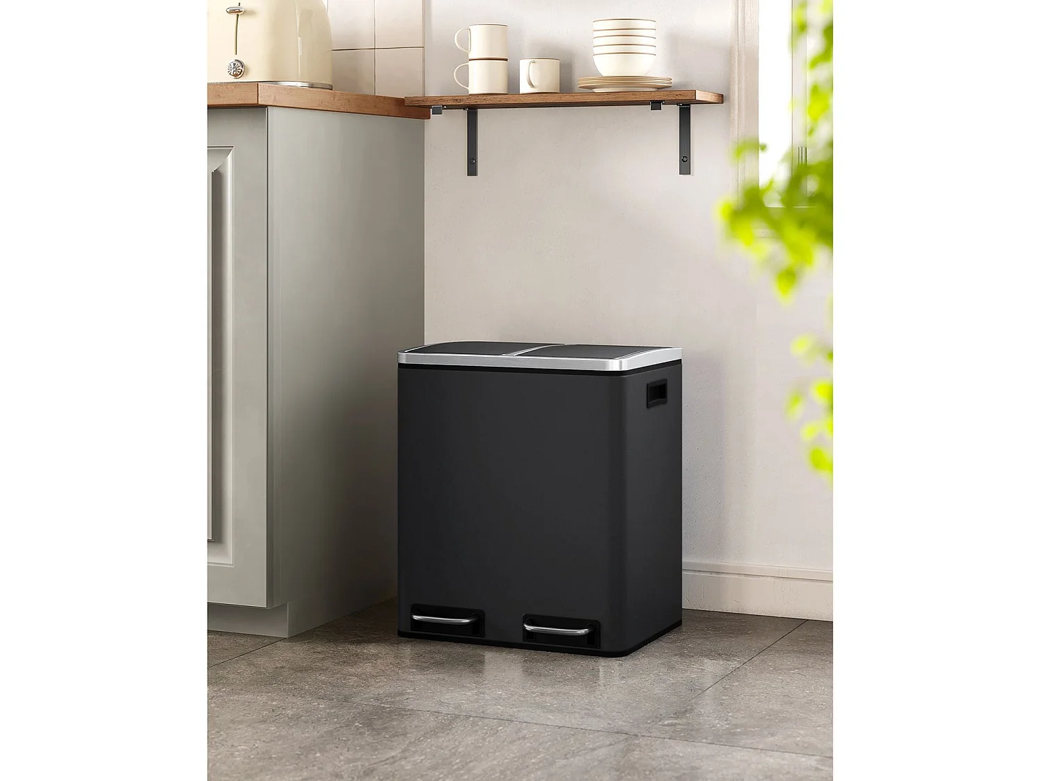 Système de tri des déchets des poubelles