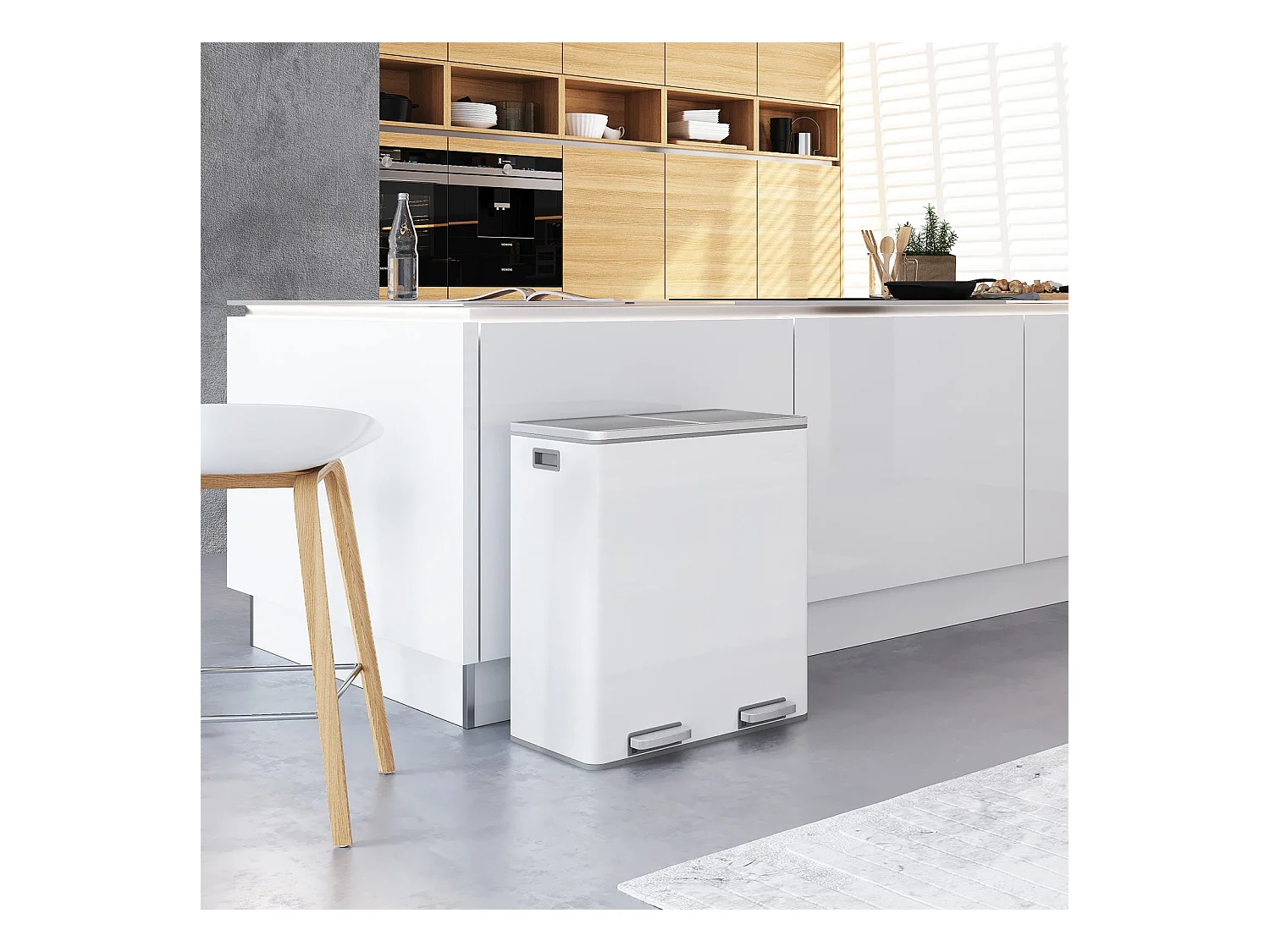 Mülleimer Mülltrennsystem