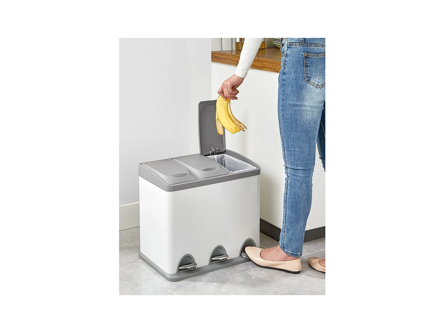 Mülleimer Mülltrennsystem