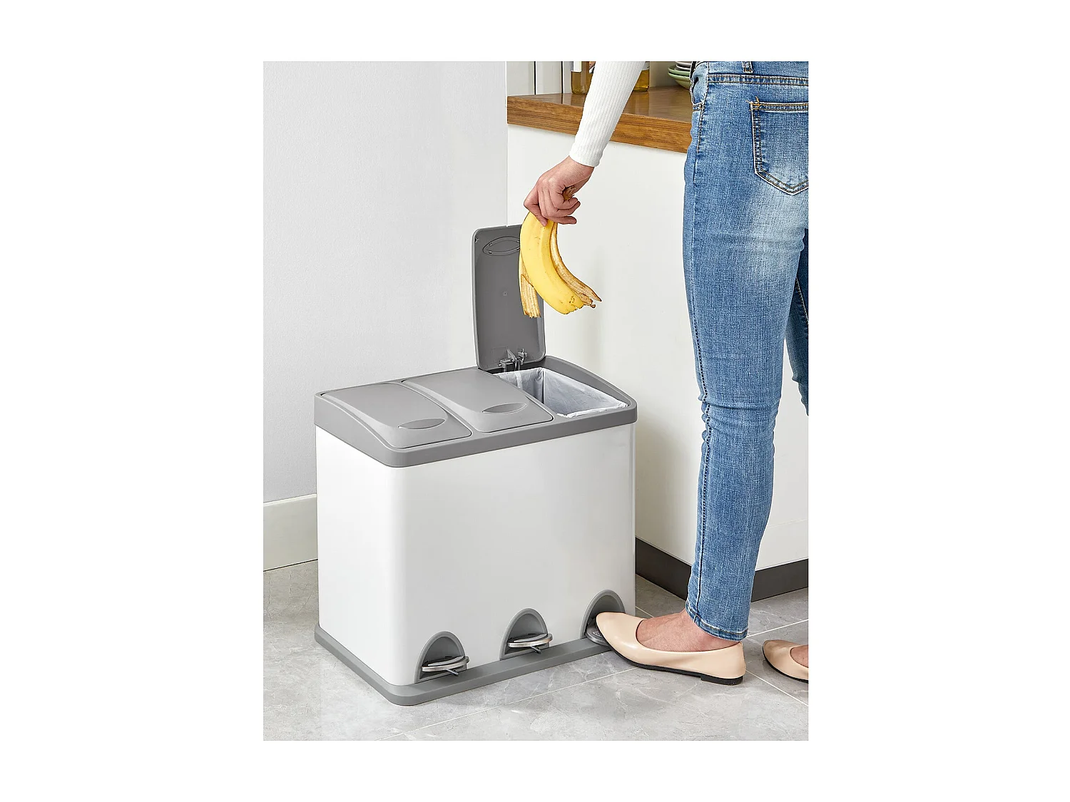 Mülleimer Mülltrennsystem