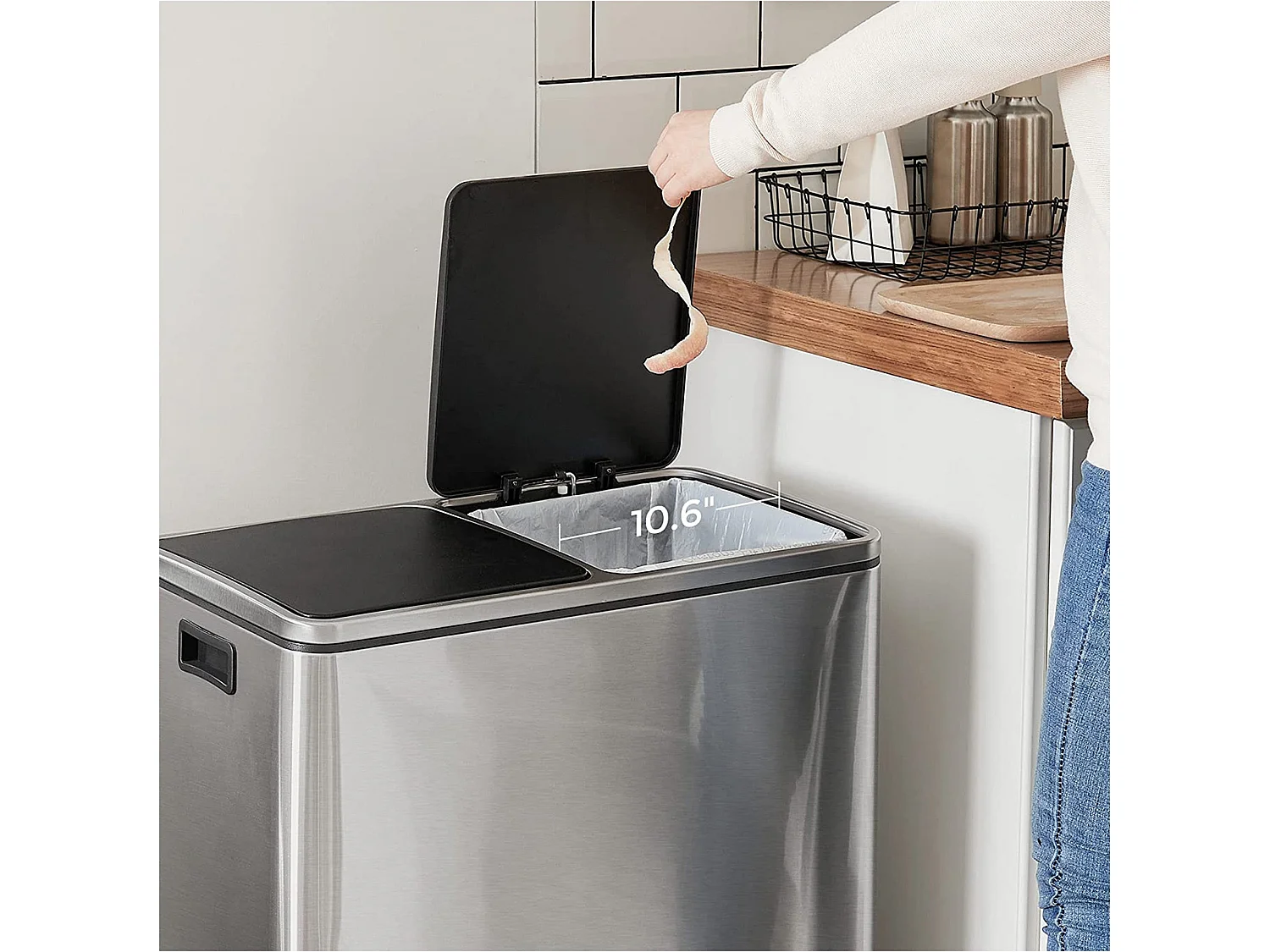 Mülleimer Mülltrennsystem