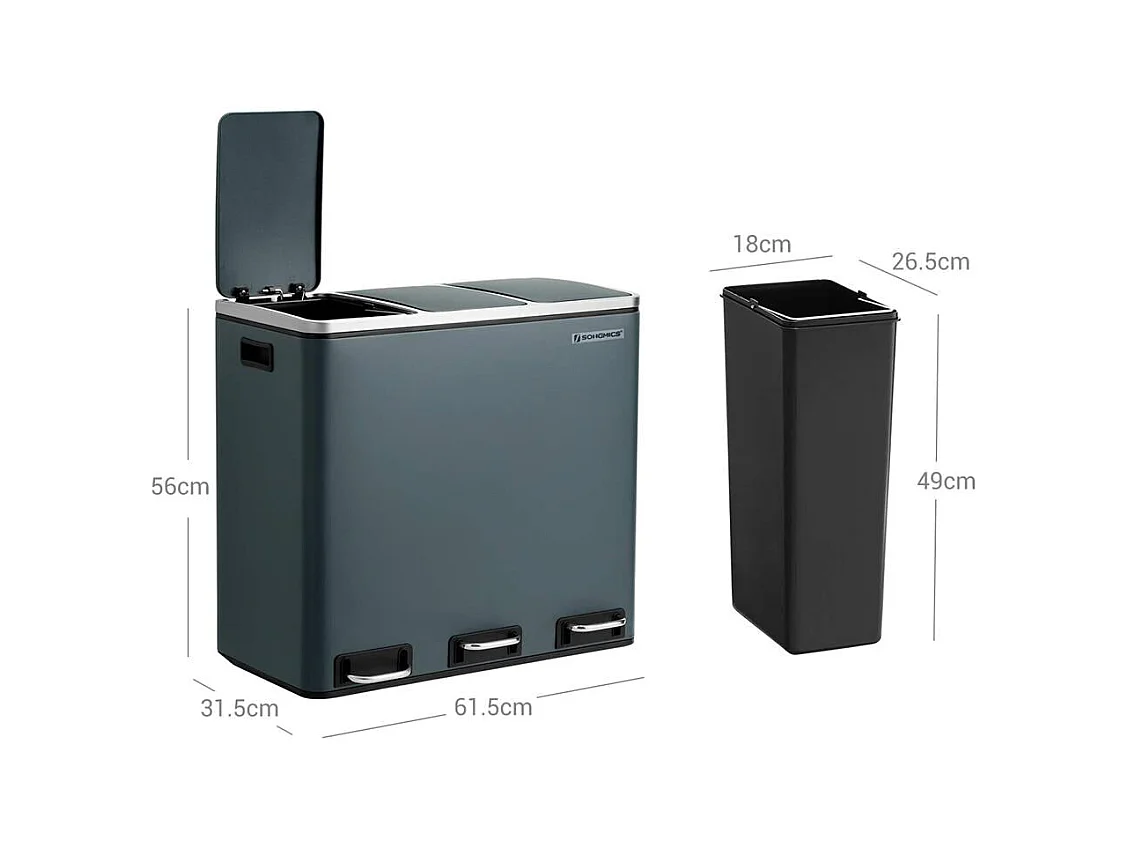 Mülleimer Mülltrennsystem