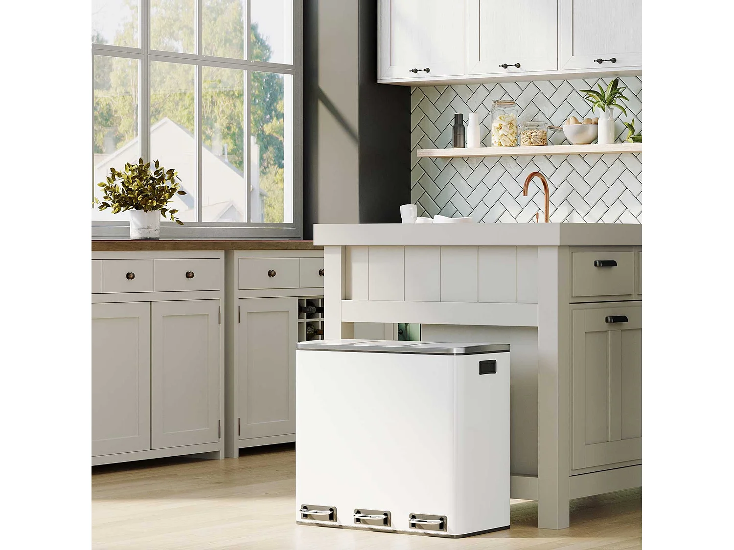 Mülleimer Mülltrennsystem