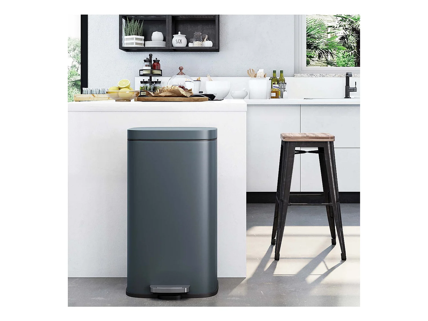 Mülleimer Treteimer geruchsdicht Saint-Denis