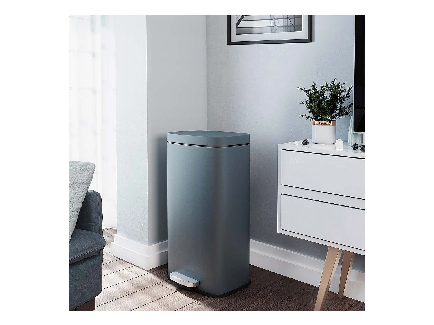 Mülleimer Treteimer geruchsdicht Saint-Denis