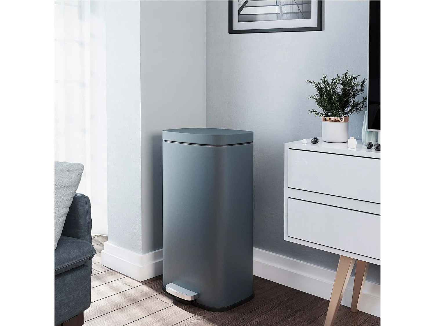 Mülleimer Treteimer geruchsdicht Saint-Denis