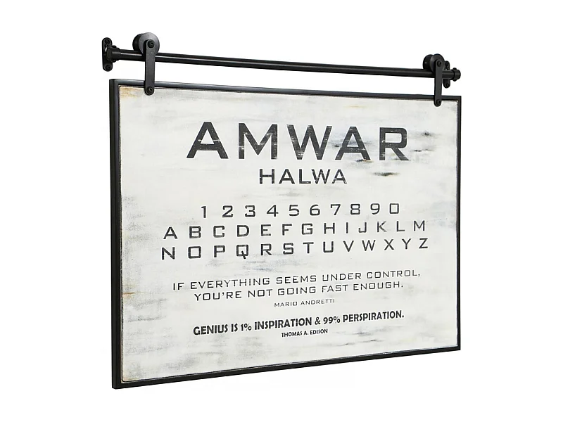 Panneau accroche poulie Bois Multicolore - Riviera Interior's