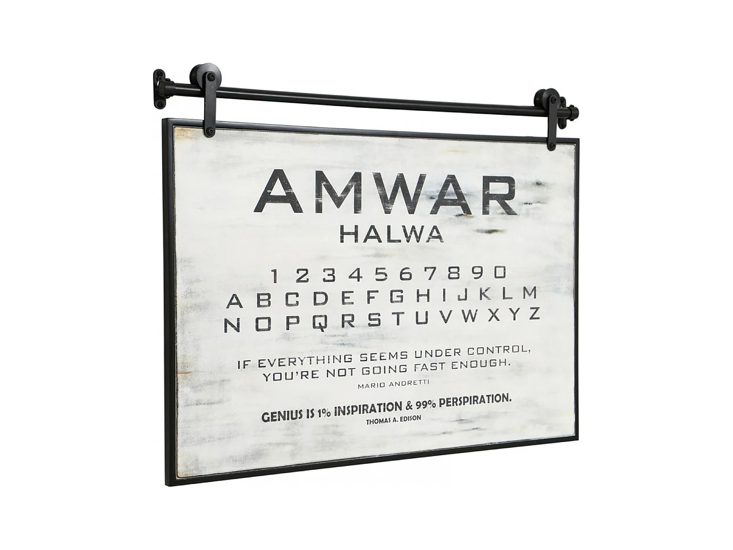 Panneau accroche poulie Bois Multicolore - Riviera Interior's