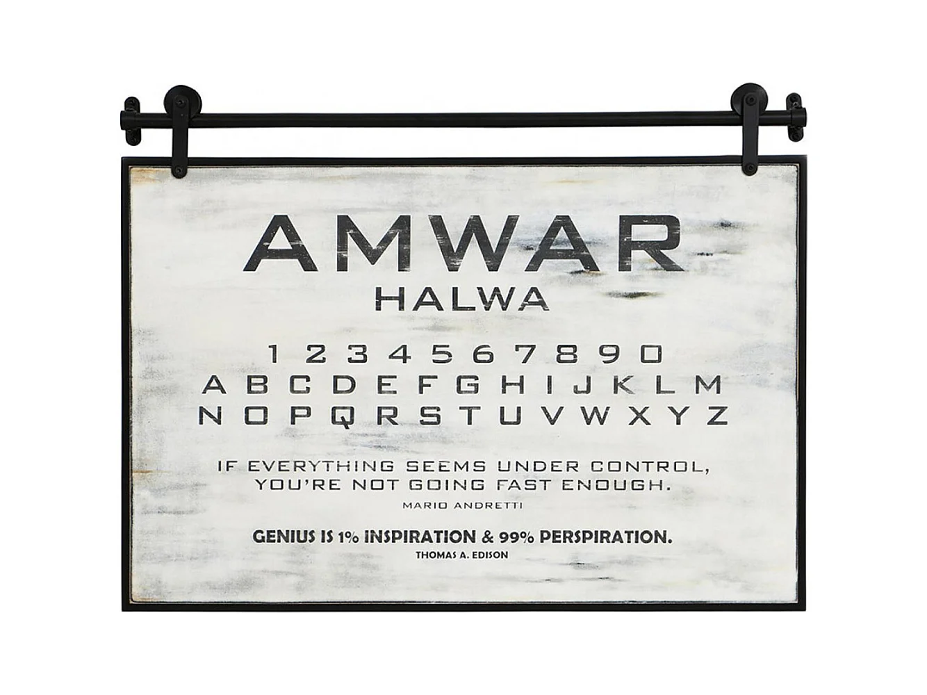 Panneau accroche poulie Bois Multicolore - Riviera Interior's