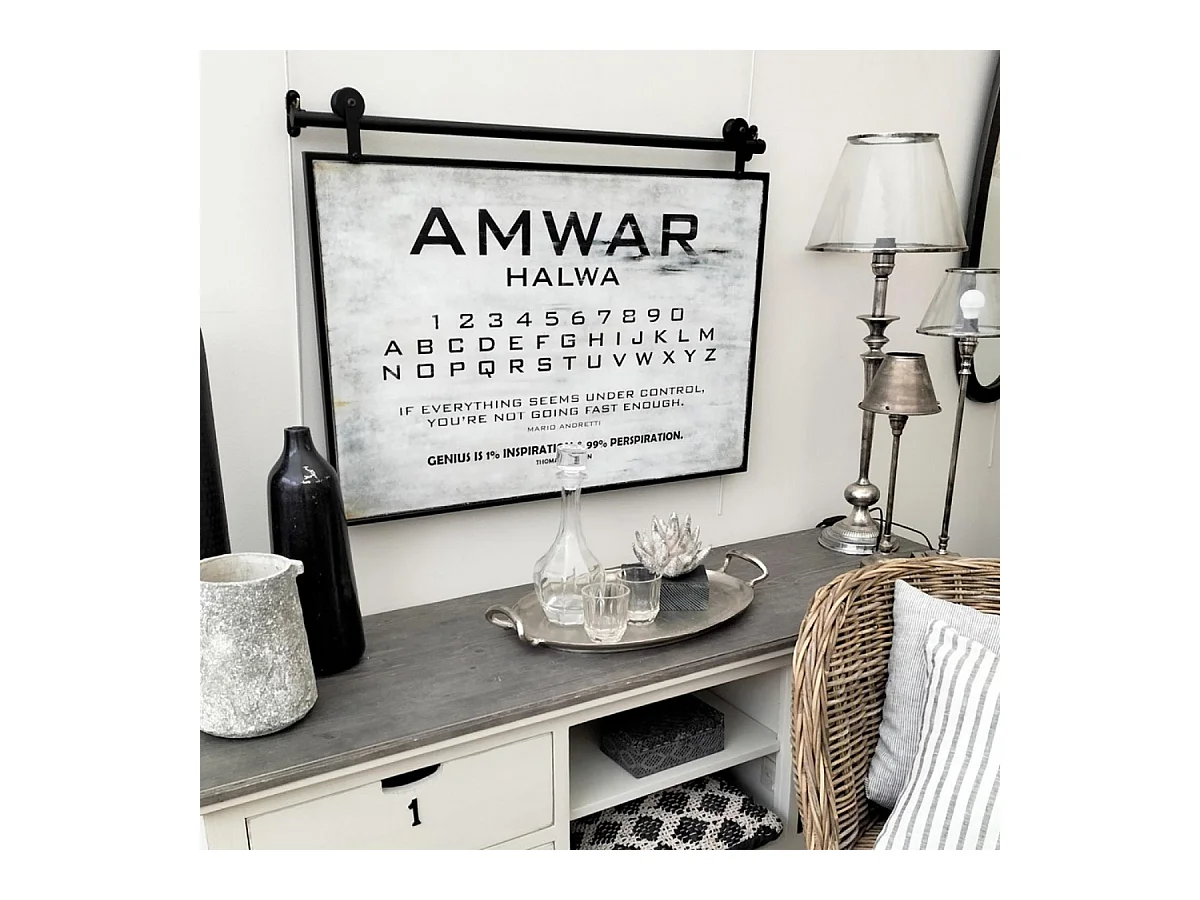 Panneau accroche poulie Bois Multicolore - Riviera Interior's