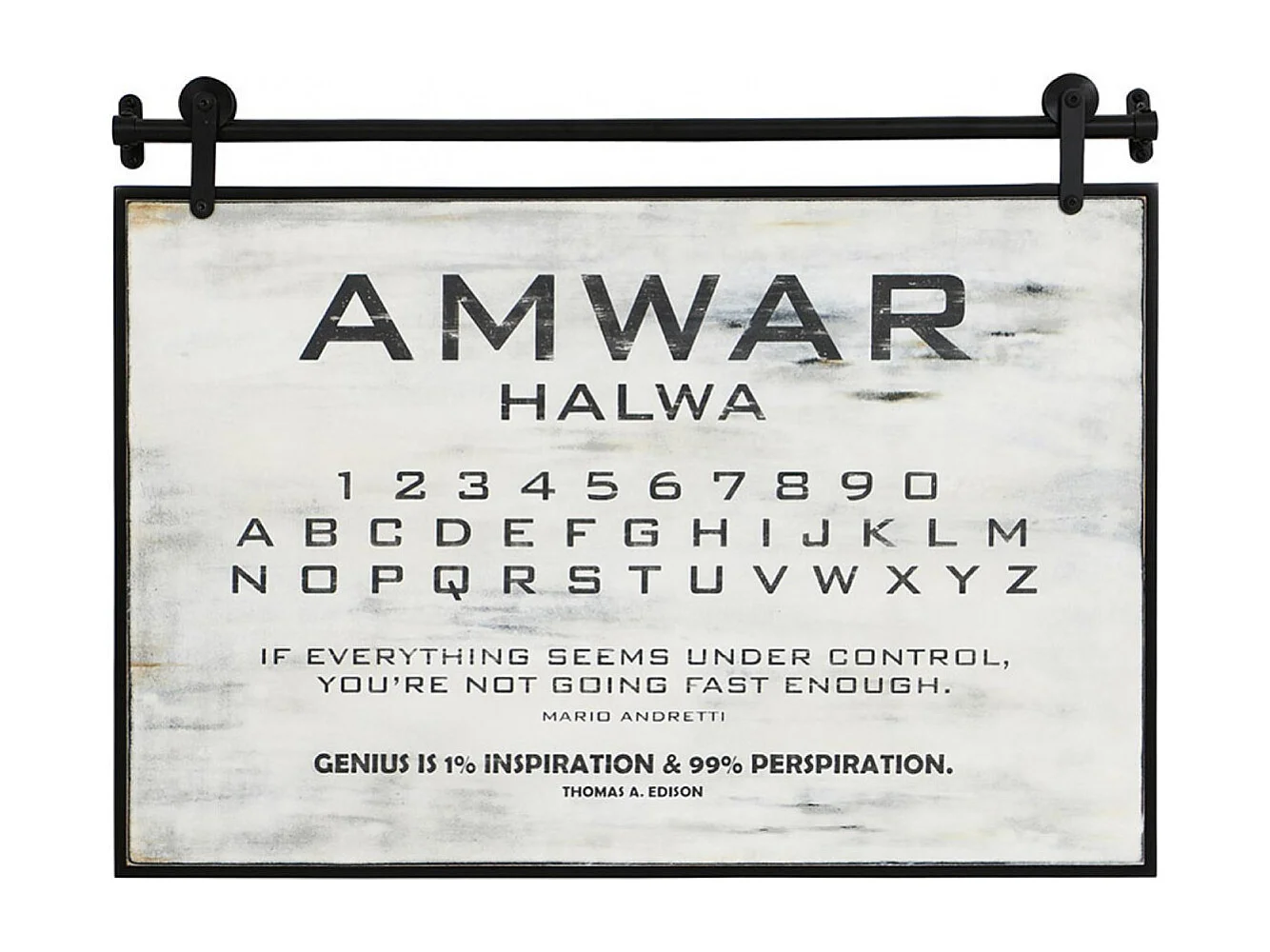 Panneau accroche poulie Bois Multicolore - Riviera Interior's