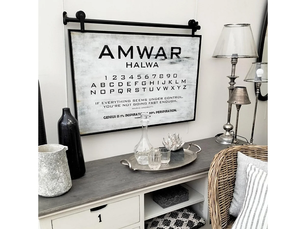 Panneau accroche poulie Bois Multicolore - Riviera Interior's