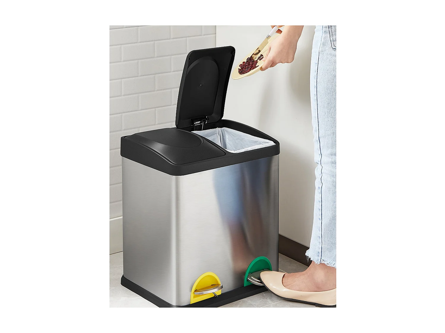 Mülleimer Mülltrennsystem