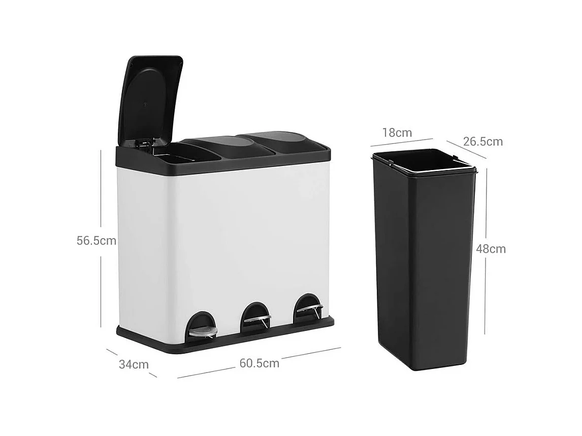 Mülleimer Mülltrennsystem