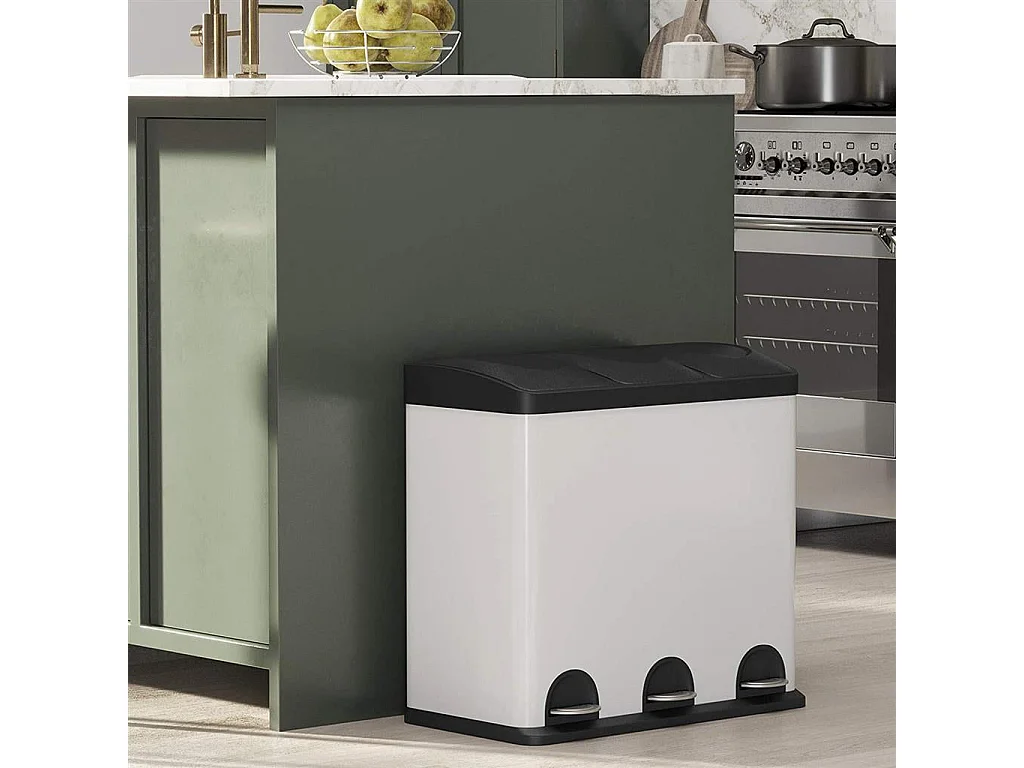 Sistema di separazione dei rifiuti tramite cestino