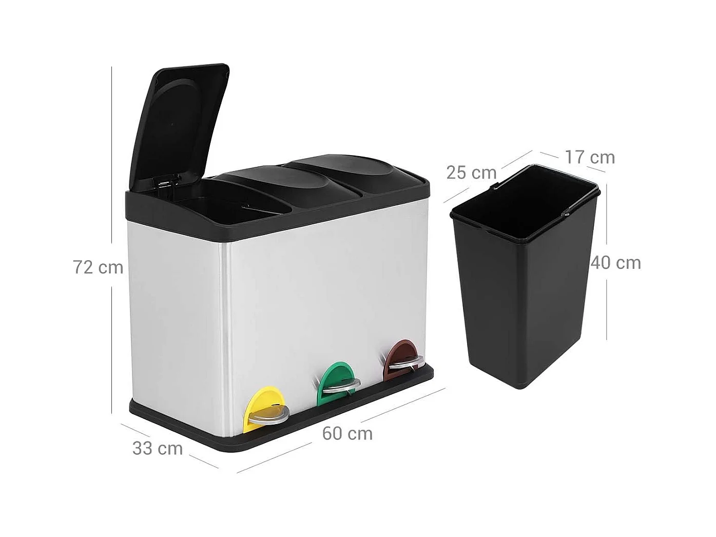 Mülleimer Mülltrennsystem