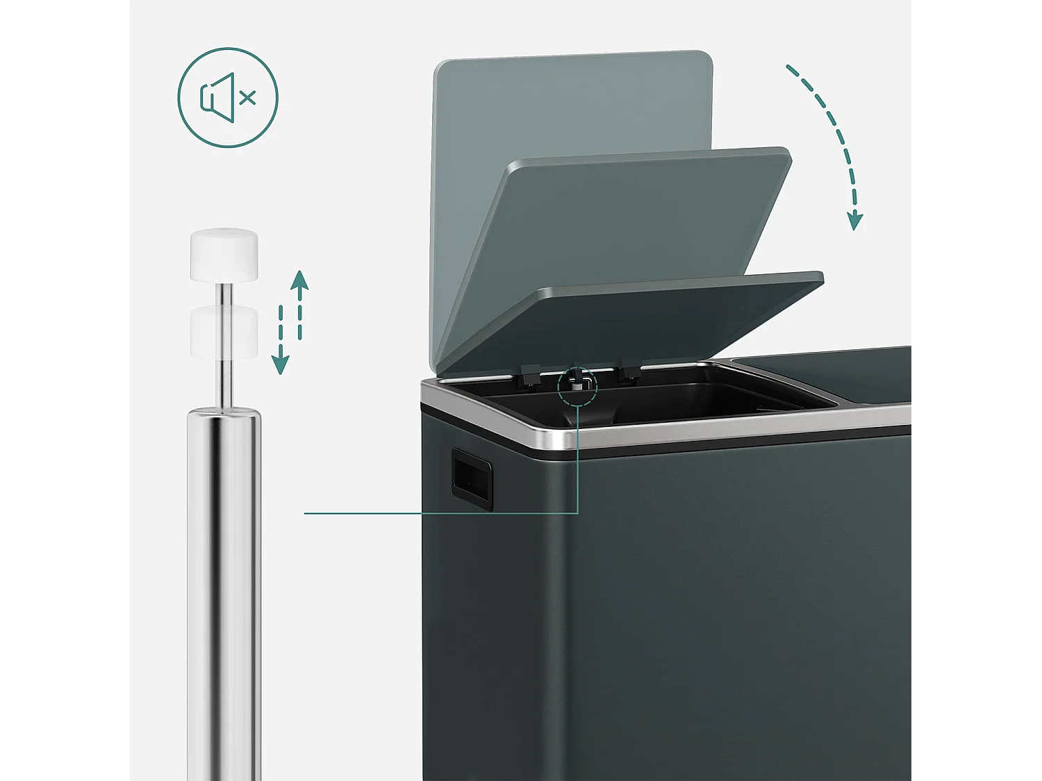 Cestino della spazzatura Montevideo Bhopal