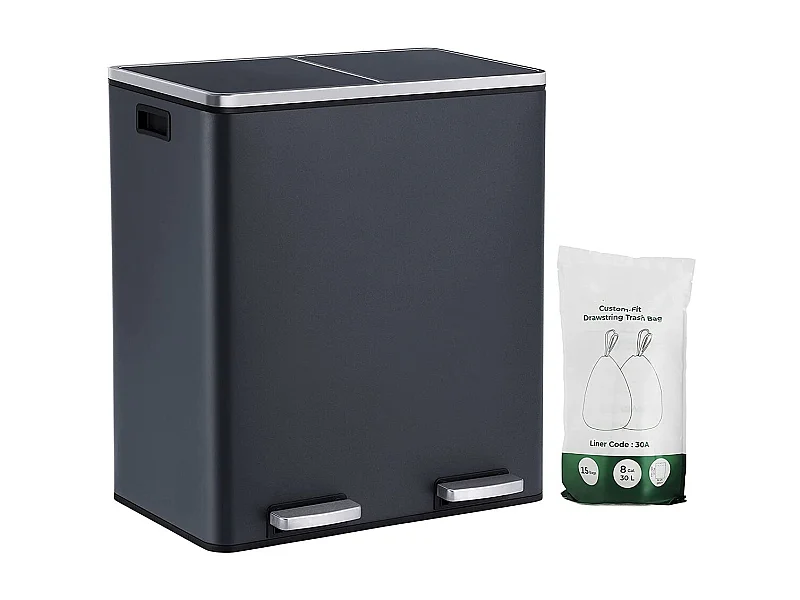 Sistema di separazione dei rifiuti tramite cestino