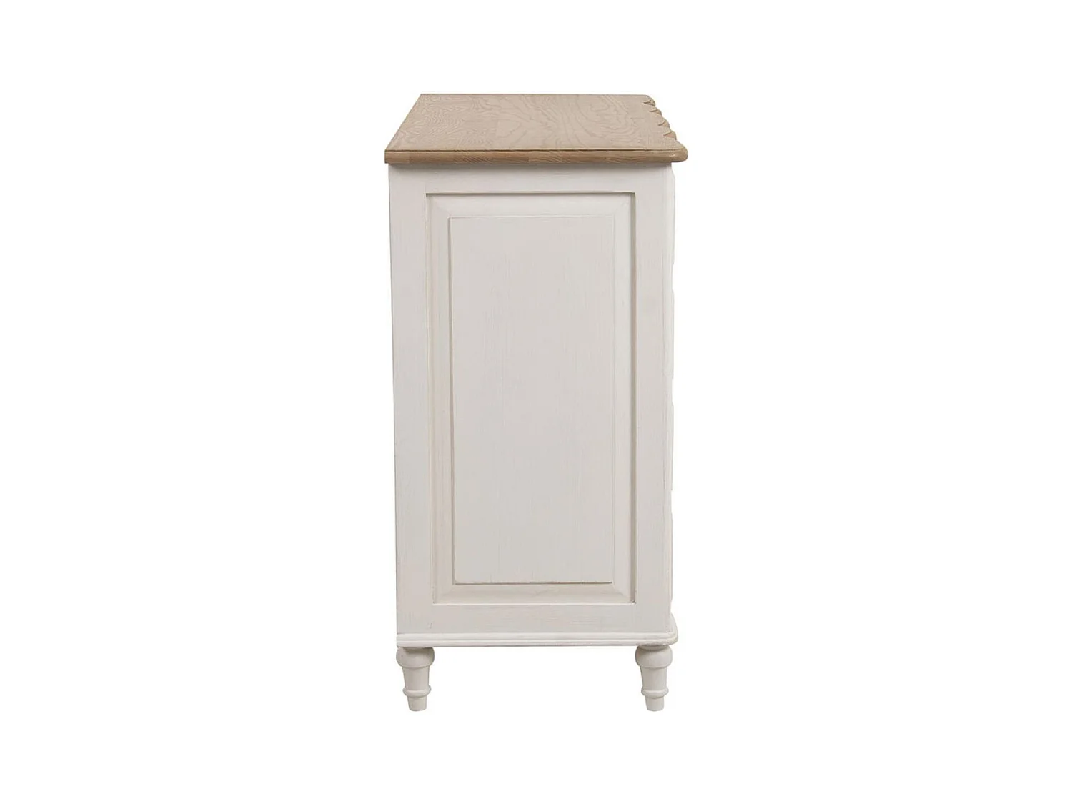 Commode 4 tiroirs Bois Blanc - Manoir Interior's
