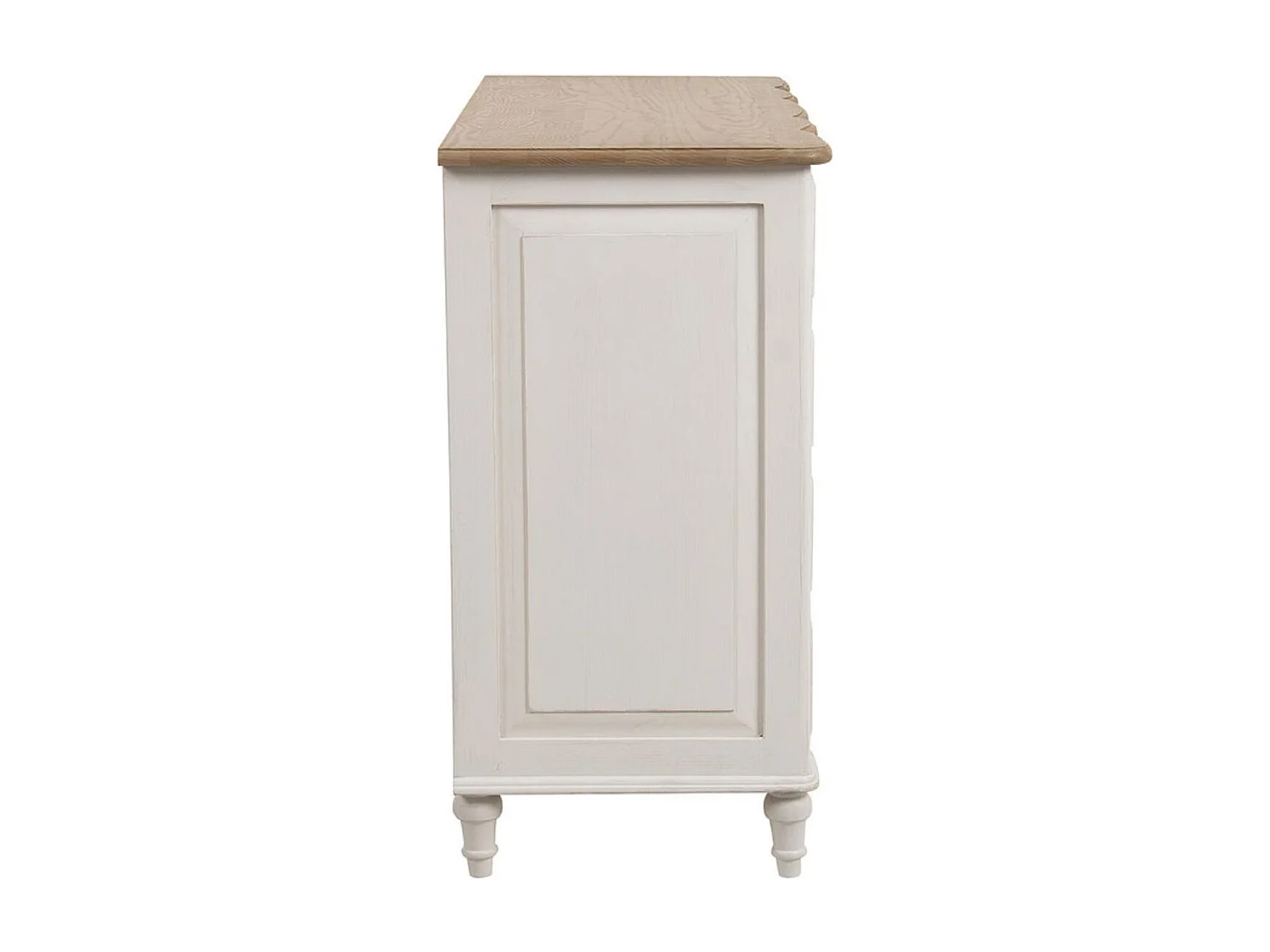 Commode 4 tiroirs Bois Blanc - Manoir Interior's