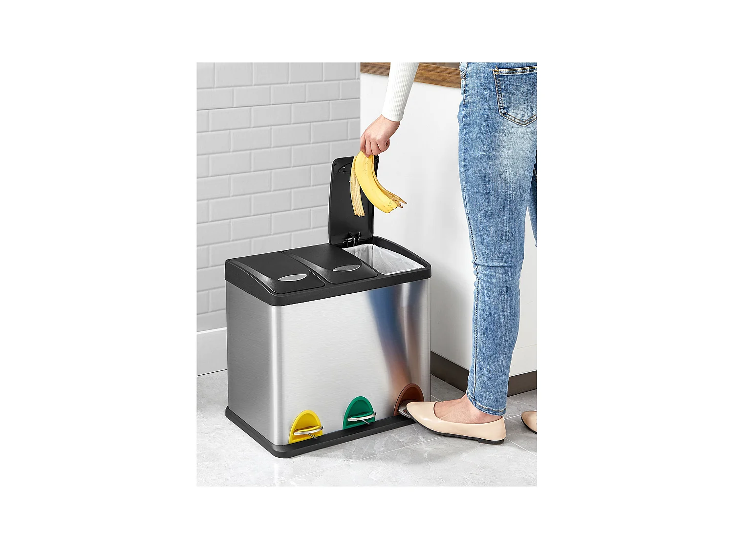 Mülleimer Mülltrennsystem