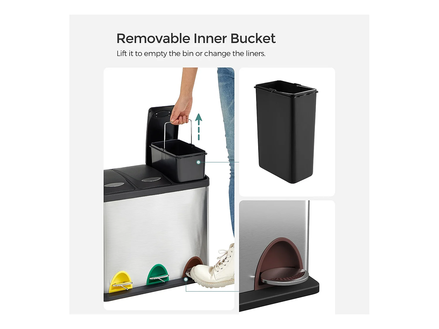 Mülleimer Mülltrennsystem