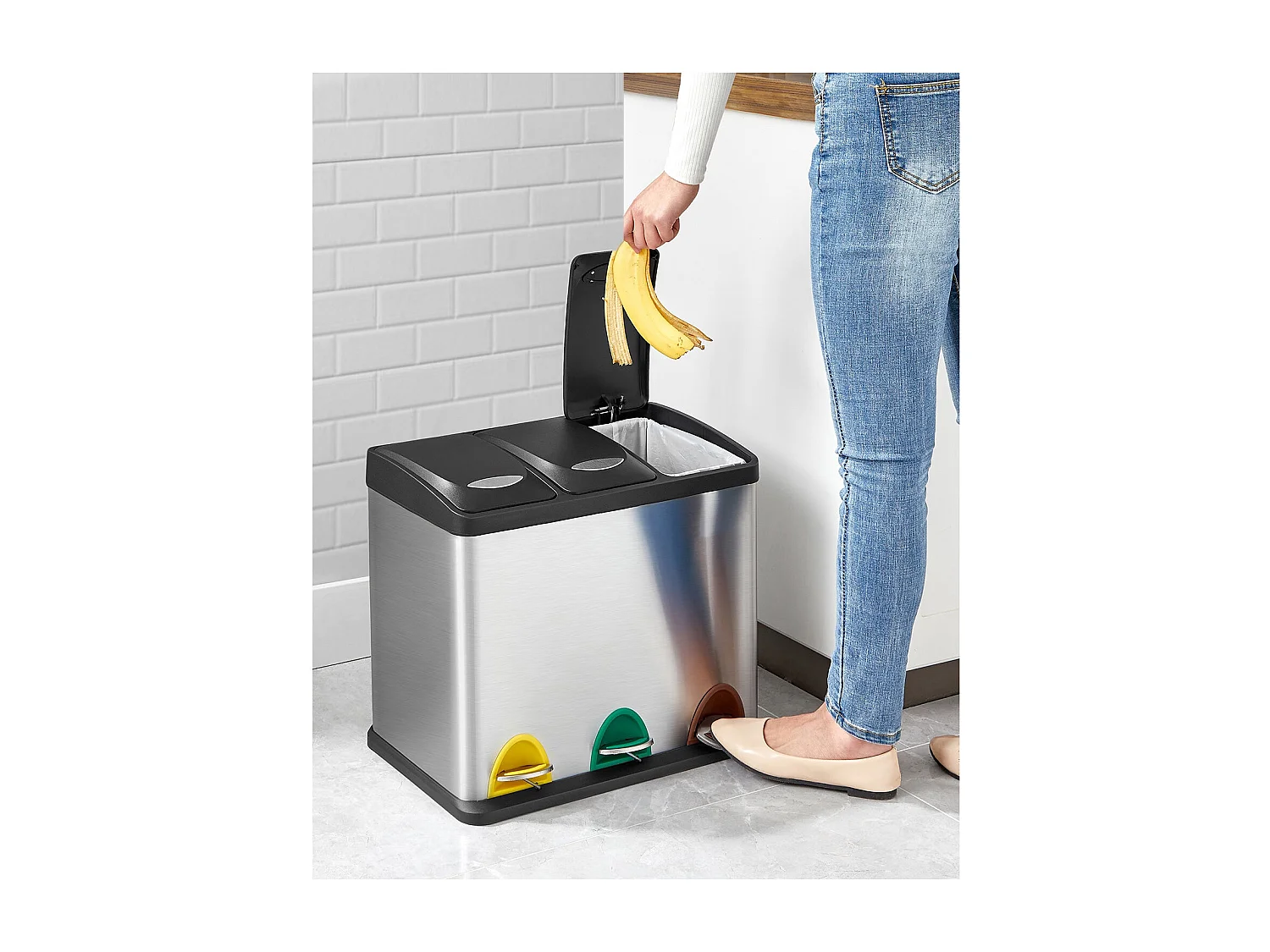 Mülleimer Mülltrennsystem