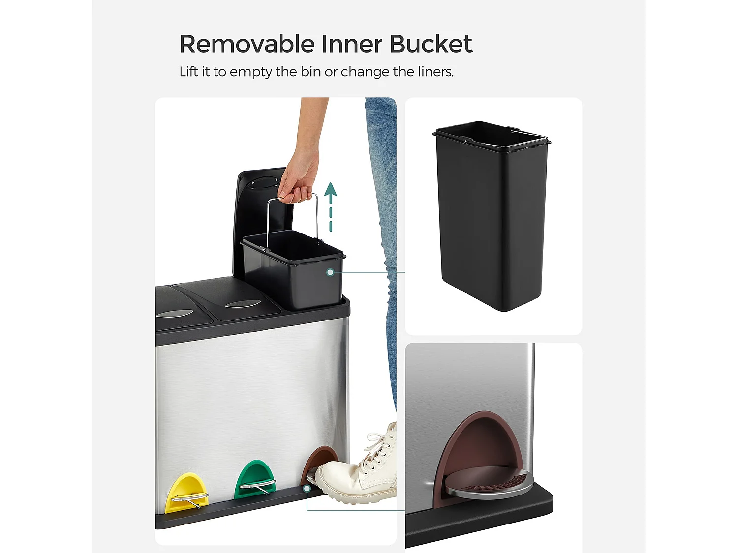 Mülleimer Mülltrennsystem