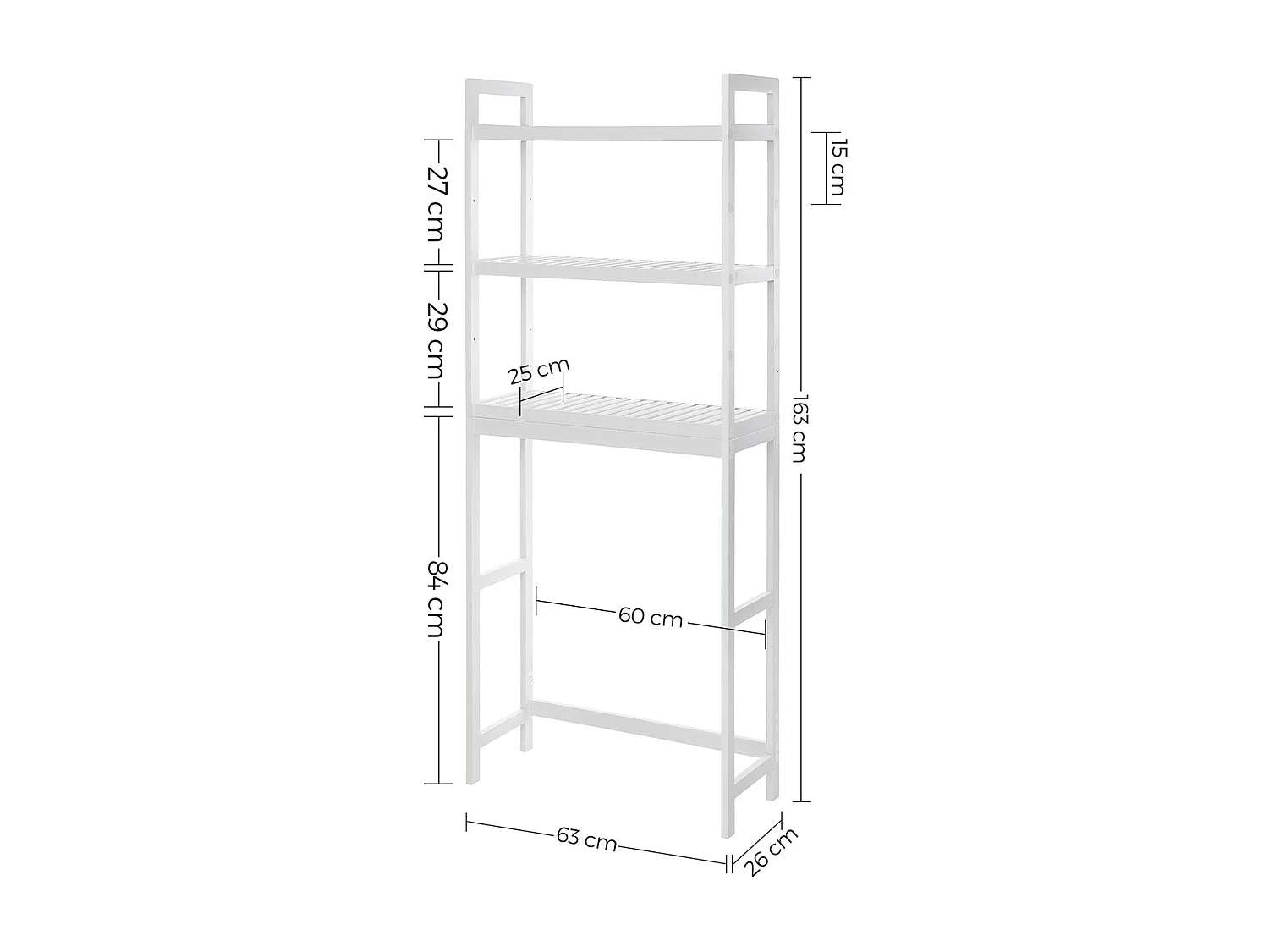Étagère de salle de bain Guayaquil
