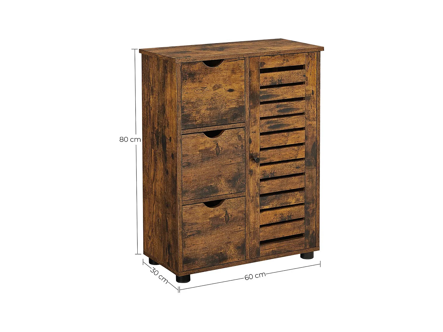 Mobiletto portaoggetti per il bagno