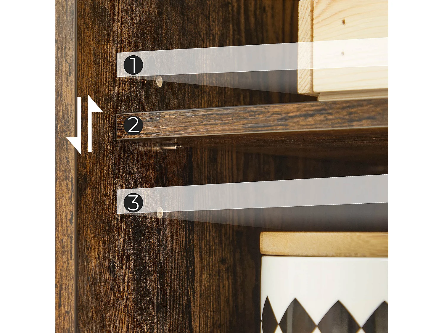 Meuble de rangement pour armoire de salle de bain