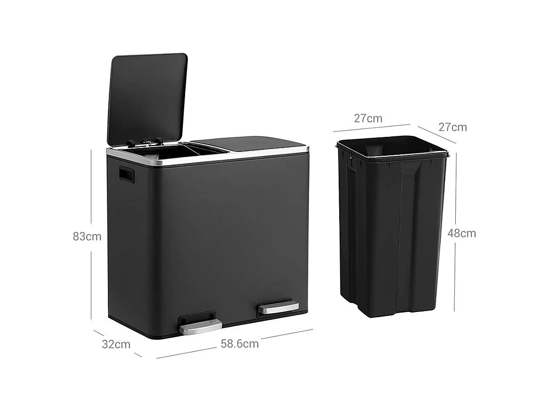 Mülleimer Mülltrennsystem