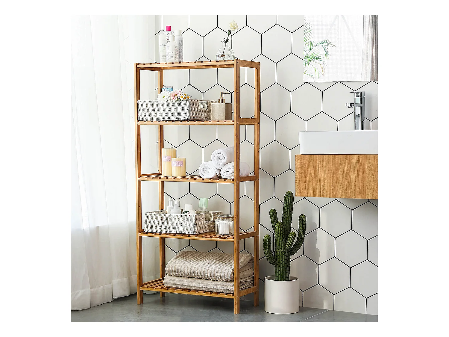 Badezimmerregal Blumenständer