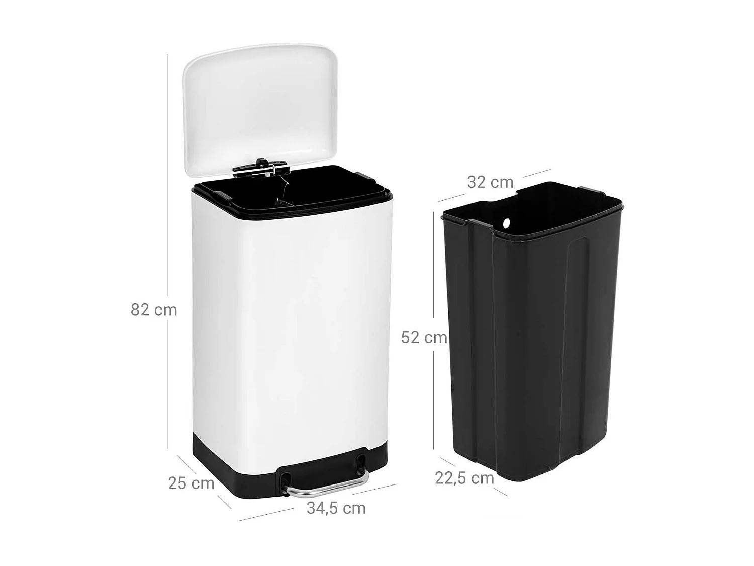 Mülleimer Treteimer Port Louis