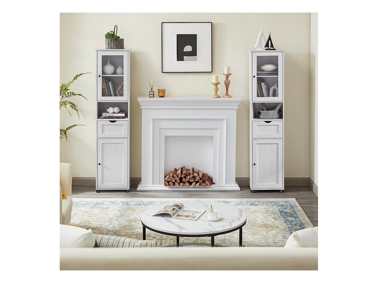 Badezimmerschrank Hochschrank Mbuji-Mayi