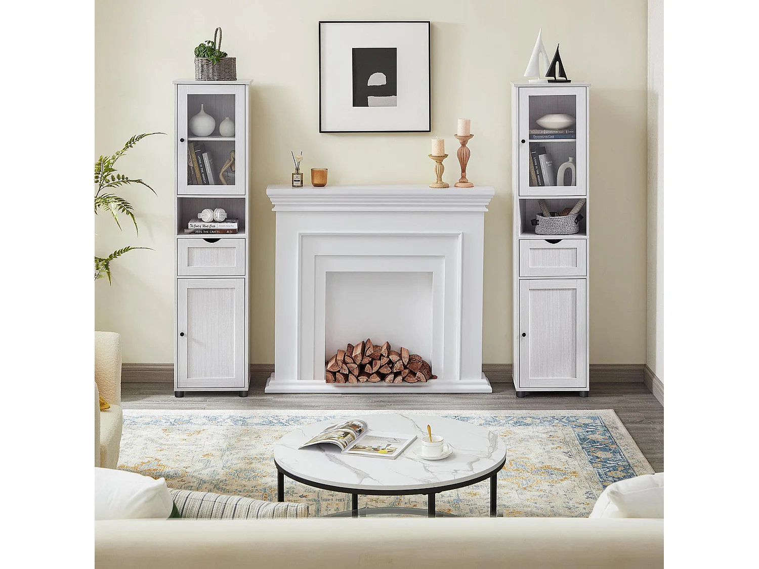 Badezimmerschrank Hochschrank Mbuji-Mayi