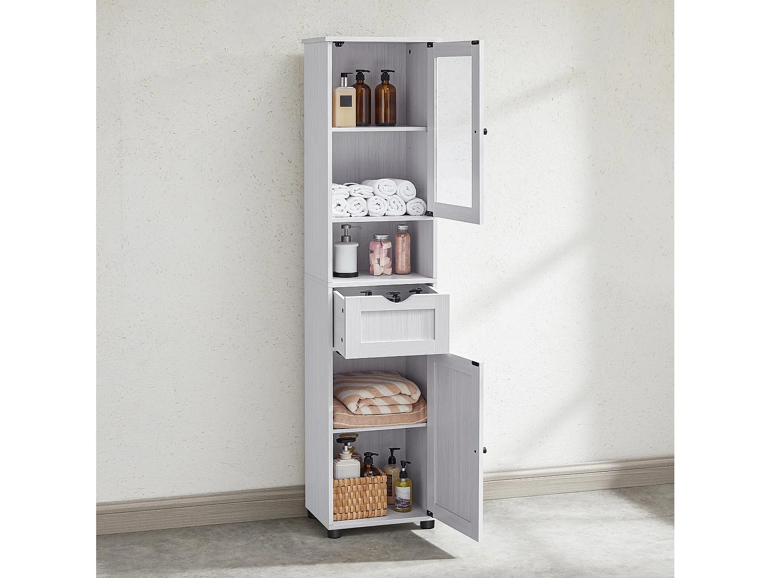 Badezimmerschrank Hochschrank Mbuji-Mayi