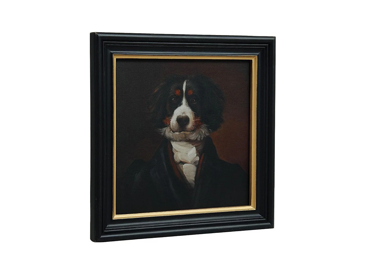 Toile cabinet curiosité chien Bois Multicolore - Chic Interior's