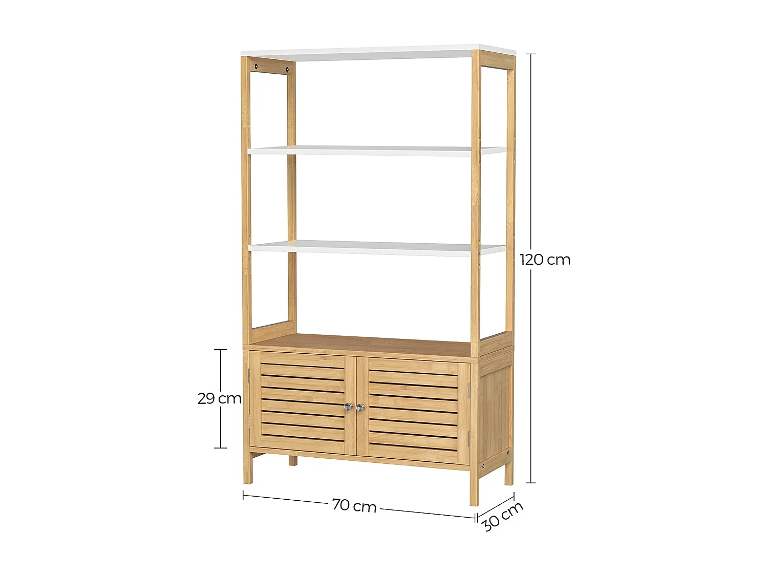 Armoires de rangement pour armoires de salle de bain