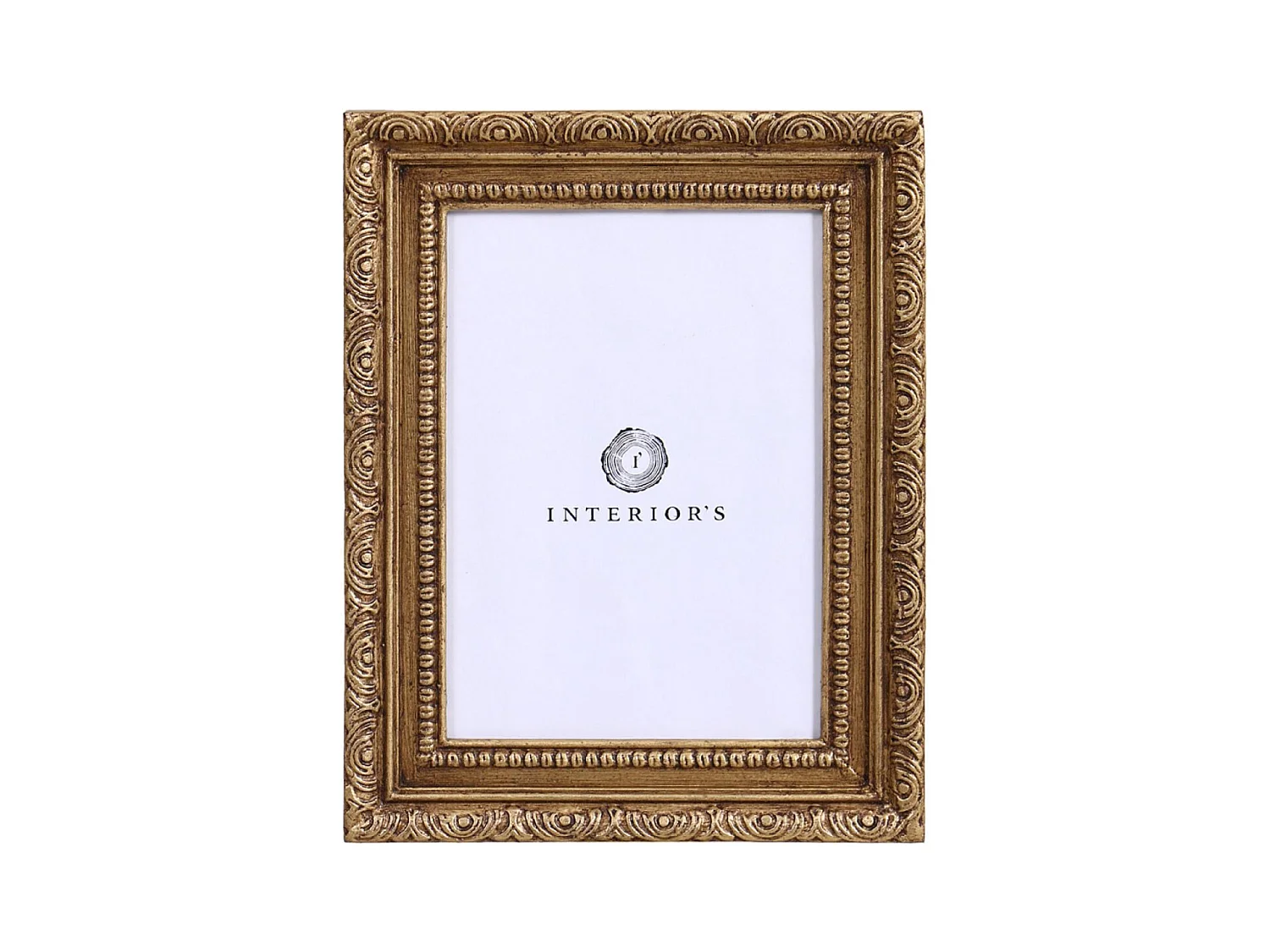 Set de 3 cadres photos dorés Résine Or - Interior's